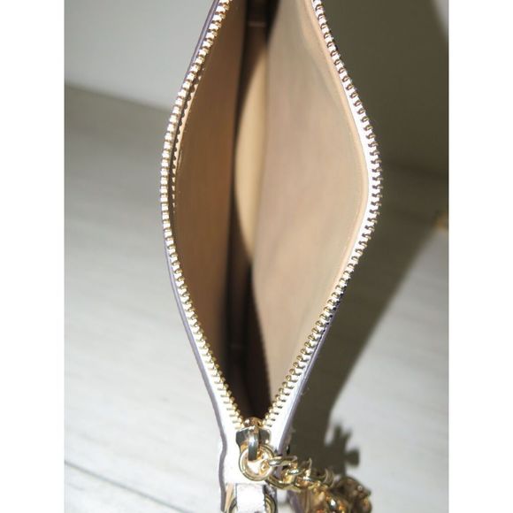 Michael Kors 554131C Sz Large Vanilla Sig. MK Logo PU Leather Waist Belt Bag - Picture 9 of 10